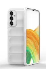 Newface Samsung Galaxy A05s Kılıf Optimum Silikon - Krem
