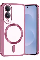 Newface Samsung Galaxy S25 Edge Kross Magneticsafe Kapak - Rose