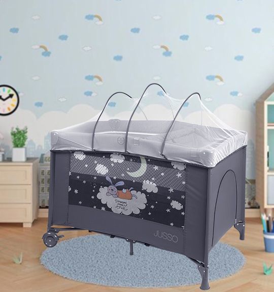 Jusso Solo Cibinlikli Oyun Parkı 70x110cm - Füme
