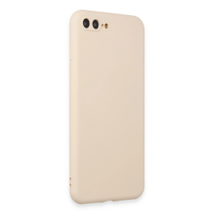 İphone 7 Plus Kılıf First Silikon - Krem