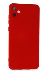 Newface Samsung Galaxy A05 Kılıf Nano İçi Kadife Silikon - Kırmızı