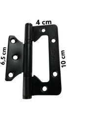 Yüksel 10 cm Siyah Çelik Kelebek Menteşe