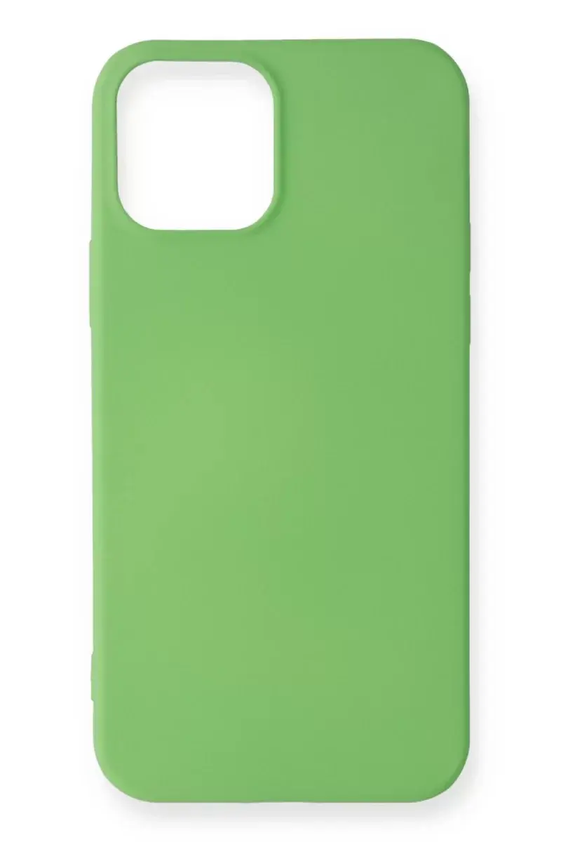 Newface İphone 12 Mini Kılıf First Silikon - Yeşil