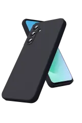 Newface Samsung Galaxy A17 5g Nano İçi Kadife Silikon - Siyah