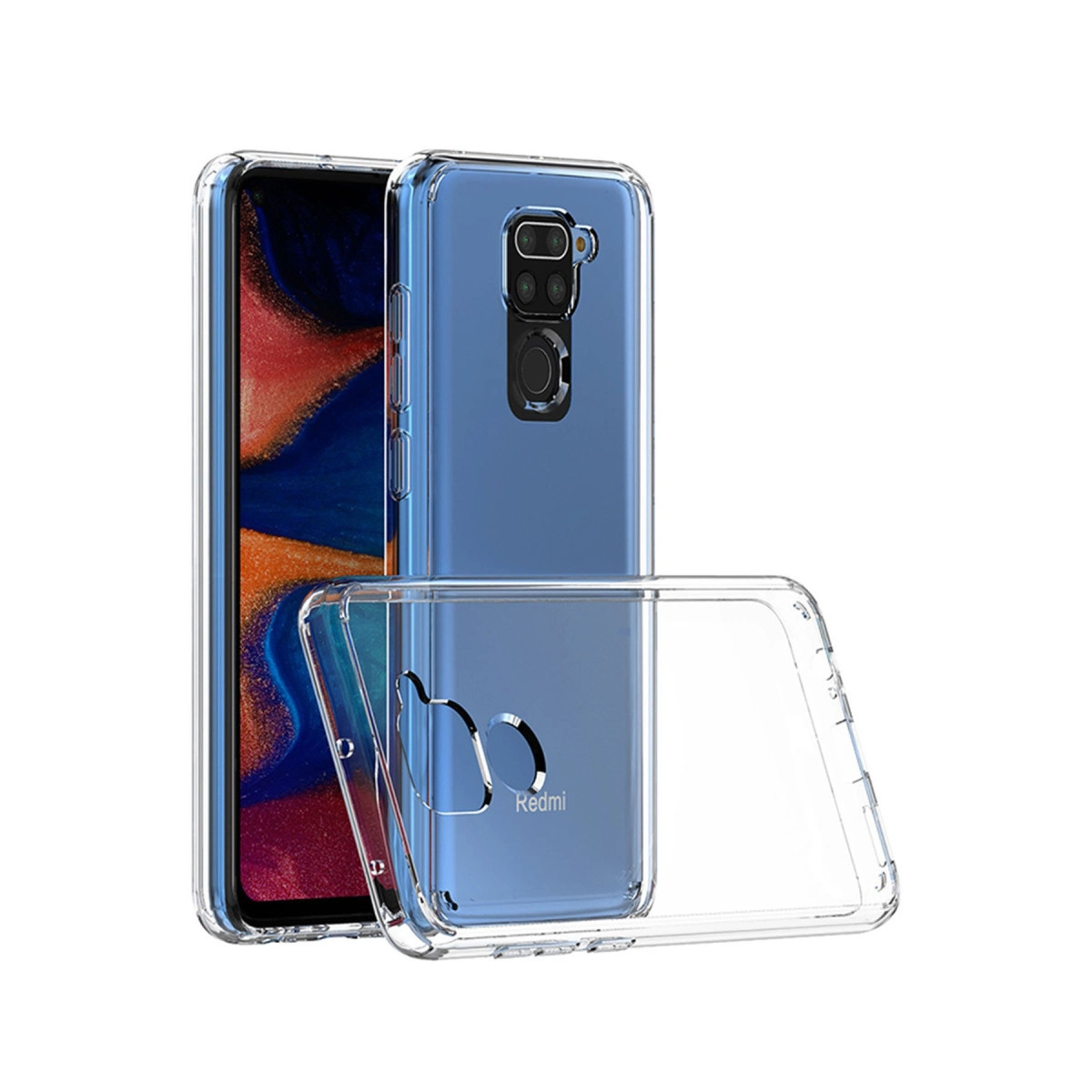 Xiaomi Redmi Note 9 Kılıf Lüx Şeffaf Silikon - Şeffaf