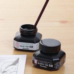 Sumi Ink Çizim Mürekkebi 60ml - Siyah