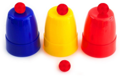 Renkli Kupalar Ve Toplar Sihirbazlık Seti - Başlangıç Seviyesi Sihir Malzemesi