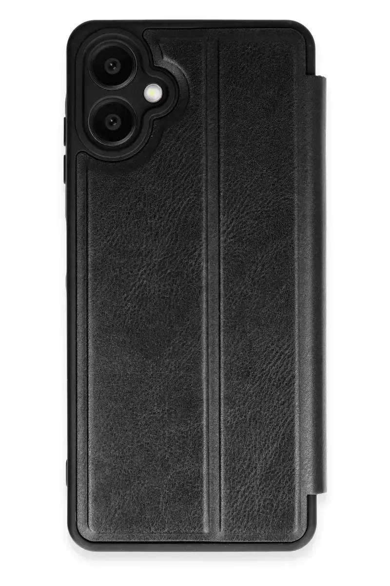 Newface Samsung Galaxy A06 Kılıf Flip Cover - Siyah