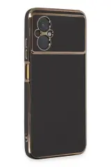 Newface Xiaomi Poco M5 Kılıf Volet Silikon - Siyah