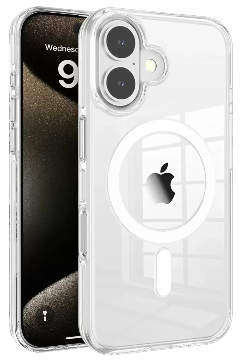 Joko Apple İphone 16 Gleam Pc Sert Magsafe Kılıf - Şeffaf