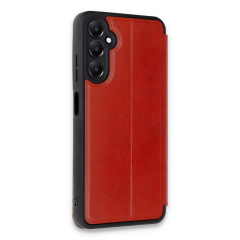 Samsung Galaxy A05s Kılıf Flip Cover - Kırmızı