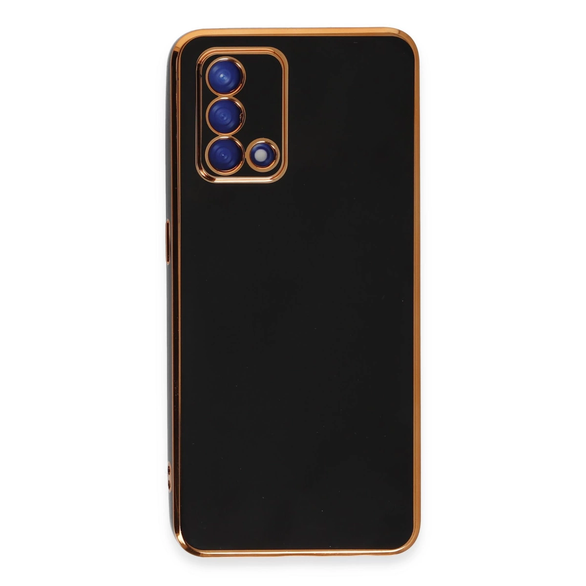 Oppo A74 4g Kılıf Volet Silikon - Siyah