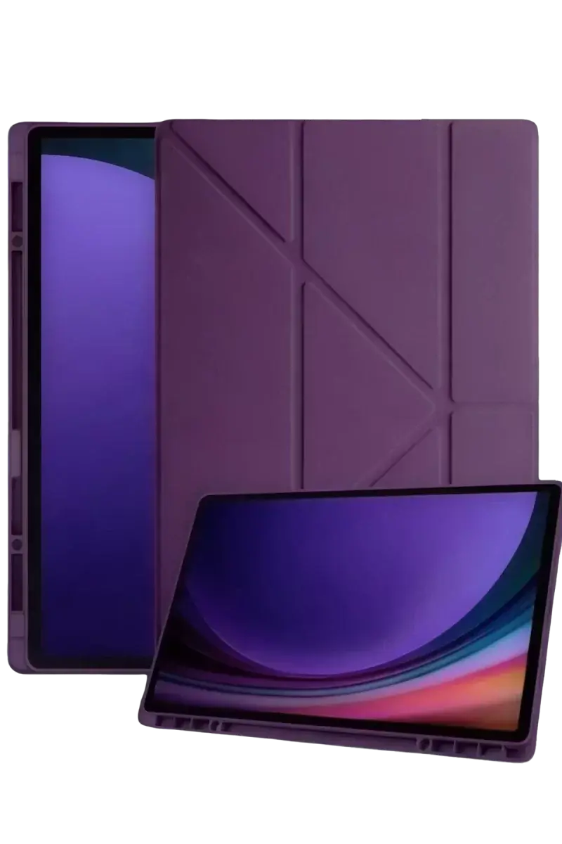 Newface Samsung Galaxy X730 Tab S11 Kalemlikli Mars Tablet Kılıfı - Mürdüm