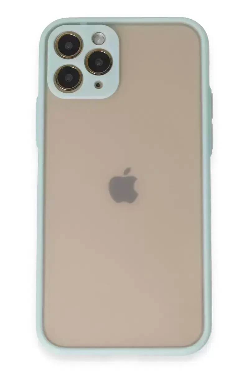 Newface İphone 11 Pro Kılıf Montreal Silikon Kapak - Turkuaz