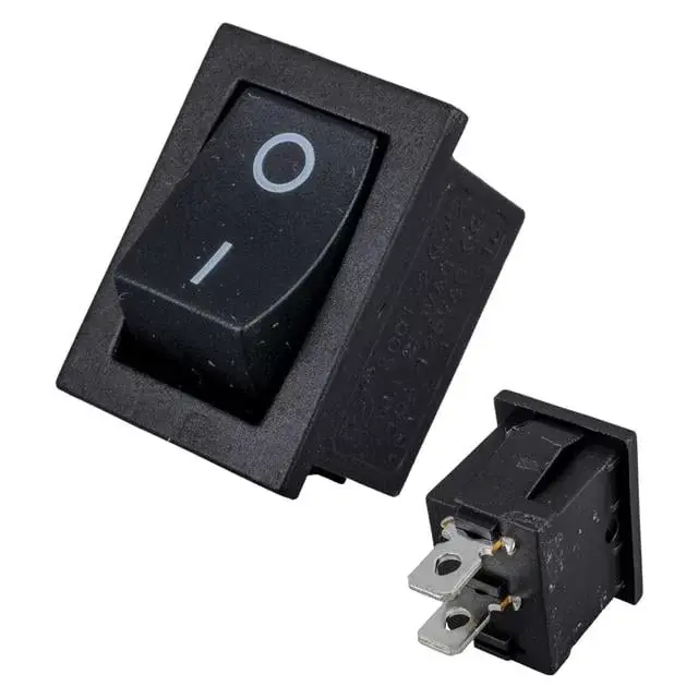 Ic-124 Mini Işıksız Yaylı 2p On-off Anahtar