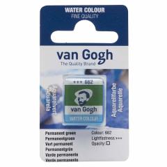 Talens Sulu Boya Tablet - Permanent Green - 662