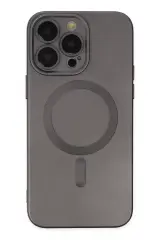 Newface İphone 13 Pro Kılıf Moshi Lens Magneticsafe Silikon - Füme