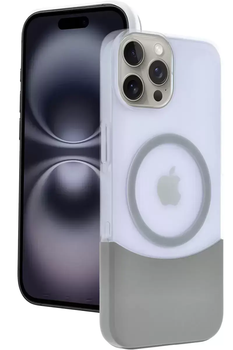 Joko Apple İphone 15 Pro Max Velar Magsafe Kapak - Natural Grey