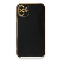 İphone 11 Kılıf Volet Silikon - Siyah