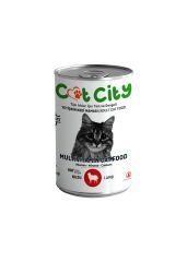 Az Tahıllı Kuzu Etli Yetişkin Kedi Konserve Yaş Mama 400 gr ( 10 Adet )