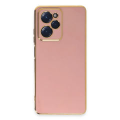 Xiaomi Poco X5 Pro 5g Kılıf Volet Silikon - Pembe