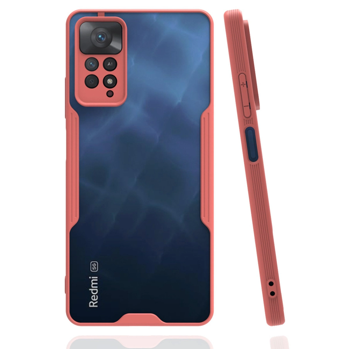 Xiaomi Redmi Note 11 Pro Kılıf Platin Silikon - Pembe