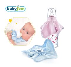 Babyjem Biberon Önlüğü Mavi