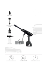 Akülü Şarjlı Yüksek Basınçlı Oto Araba Bahçe Yıkama,temizleme Su Sı