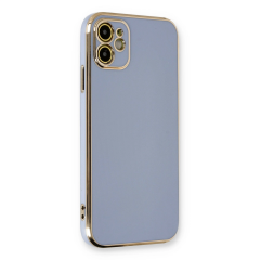 İphone 11 Kılıf Volet Silikon - Mavi