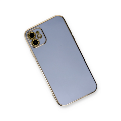 İphone 11 Kılıf Volet Silikon - Mavi