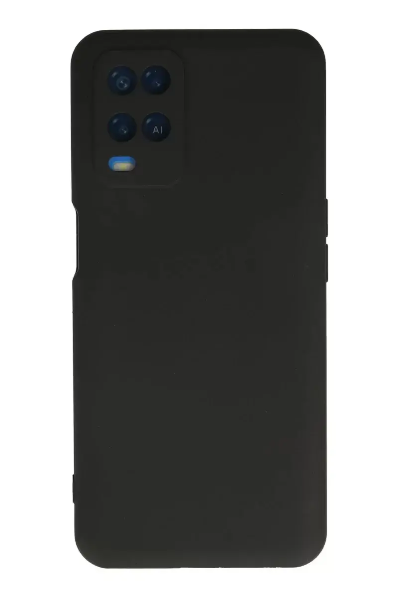 Newface Oppo A54 4g Kılıf Nano İçi Kadife Silikon - Siyah