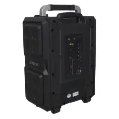 Shile Sl-2017 50 Watt Taşınabilir Seyyar Aktif Amfi Hoparlör Kablosuz El + Yaka Mikrofonlu Usb+sd+bt Kumandalı