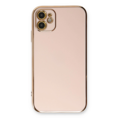 İphone 11 Kılıf Volet Silikon - Pembe