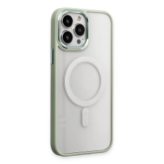 İphone 15 Pro Kılıf Room Magneticsafe Silikon - Su Yeşili