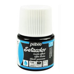 Setacolor Suede Effect Kumaş Boyası 45ml N:320 Anthracite