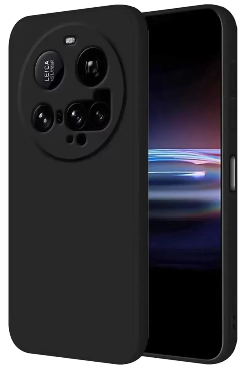 Newface Xiaomi Mi 15 Ultra Kılıf Nano İçi Kadife Silikon - Siyah