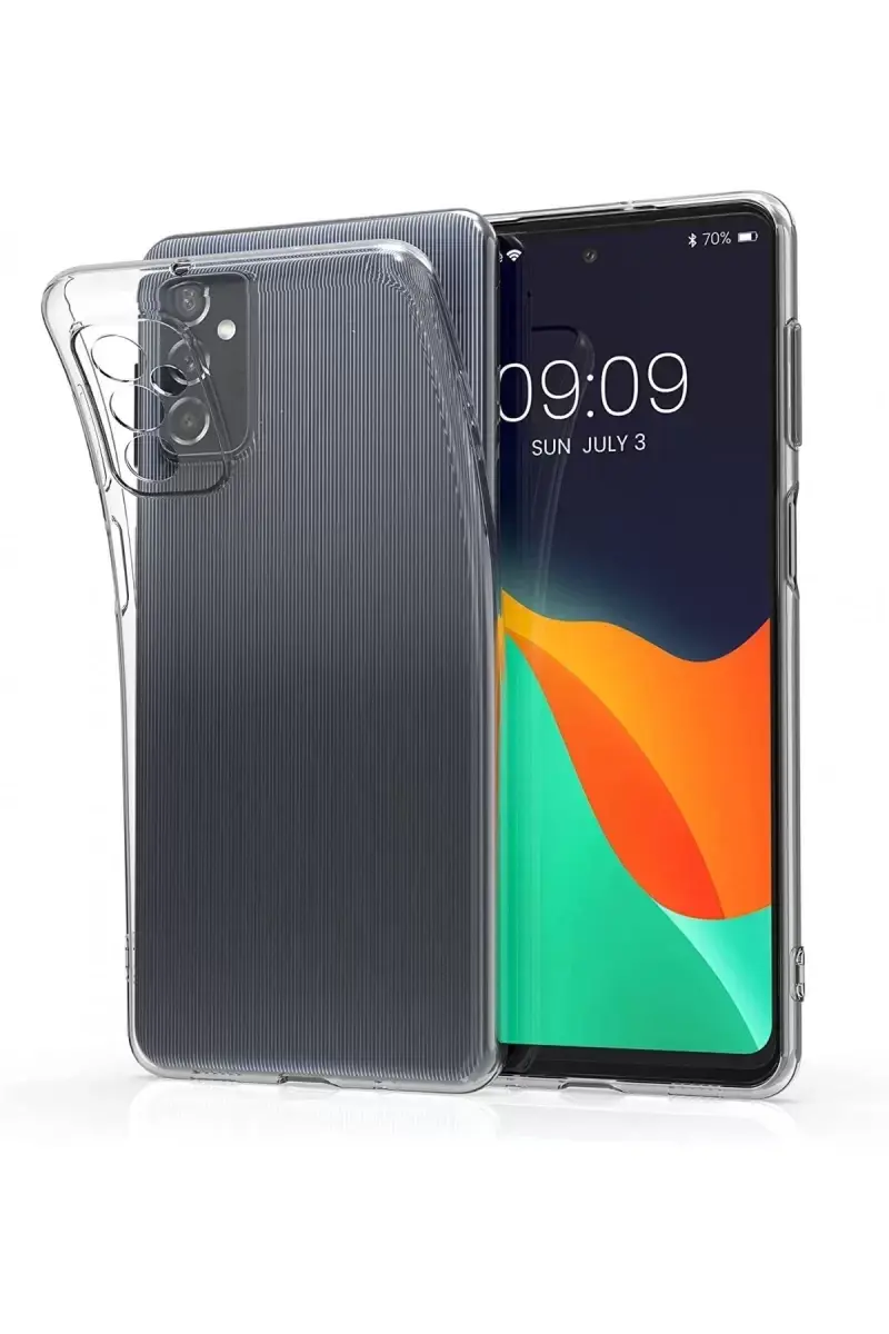 Newface Samsung Galaxy M52 5g Kılıf Lüx Şeffaf Silikon