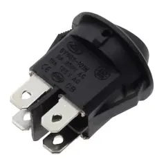 Ic-131-4 Yuvarlak Işıklı On-off Anahtar 4p