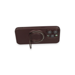 İphone 14 Pro Kılıf Lukka Magneticsafe Kapak - Kahverengi