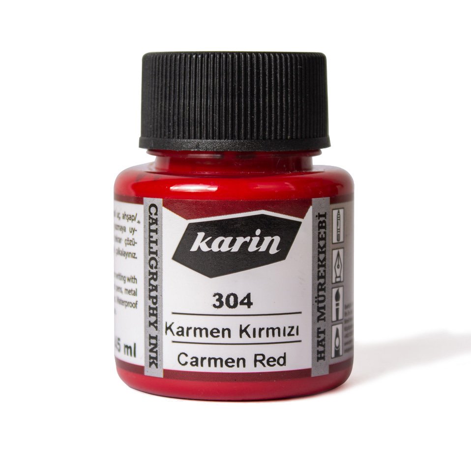 Hat Mürekkebi 45ml N:304 Karmen Kırmızı