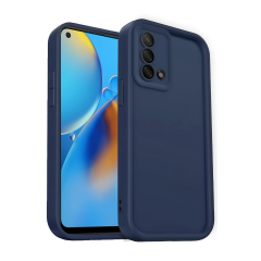 Oppo A74 4g Kılıf Viera Silikon - Lacivert