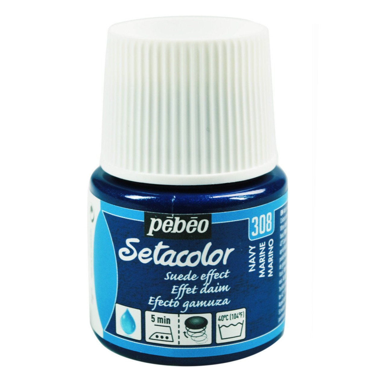 Setacolor Suede Effect Kumaş Boyası 45ml N:308 Navy