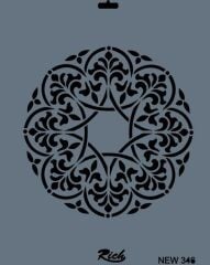 Rich New Seri N-346 Stencil 35x25 cm