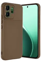 Newface Oppo Reno 14 Auto Focus Karbon Kapak - Kahverengi
