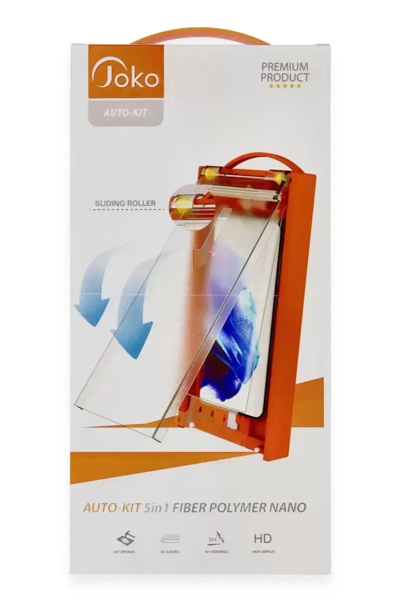 Joko Samsung Galaxy S21 Ultra Autokit 5in1 Fiber Polymer Nano Ekran Koruyucu