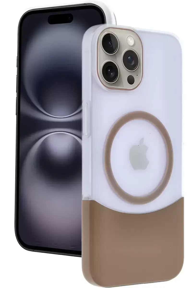Joko Apple İphone 15 Pro Max Velar Magsafe Kapak - Çöl Titanyum
