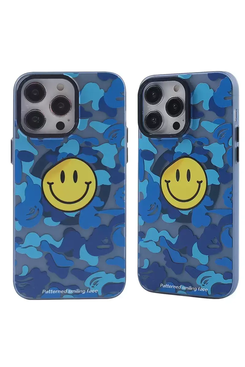 Newface Apple İphone 14 Pro Max Kılıf Apollo Magneticsafe Desenli Kapak - Apollo Mavi - 1