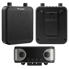 Westa Wap-300t Usb + Sd Kart Girişli Şarjlı Mini Seyyar Kablosuz Mikrofonlu Rehber Anfisi