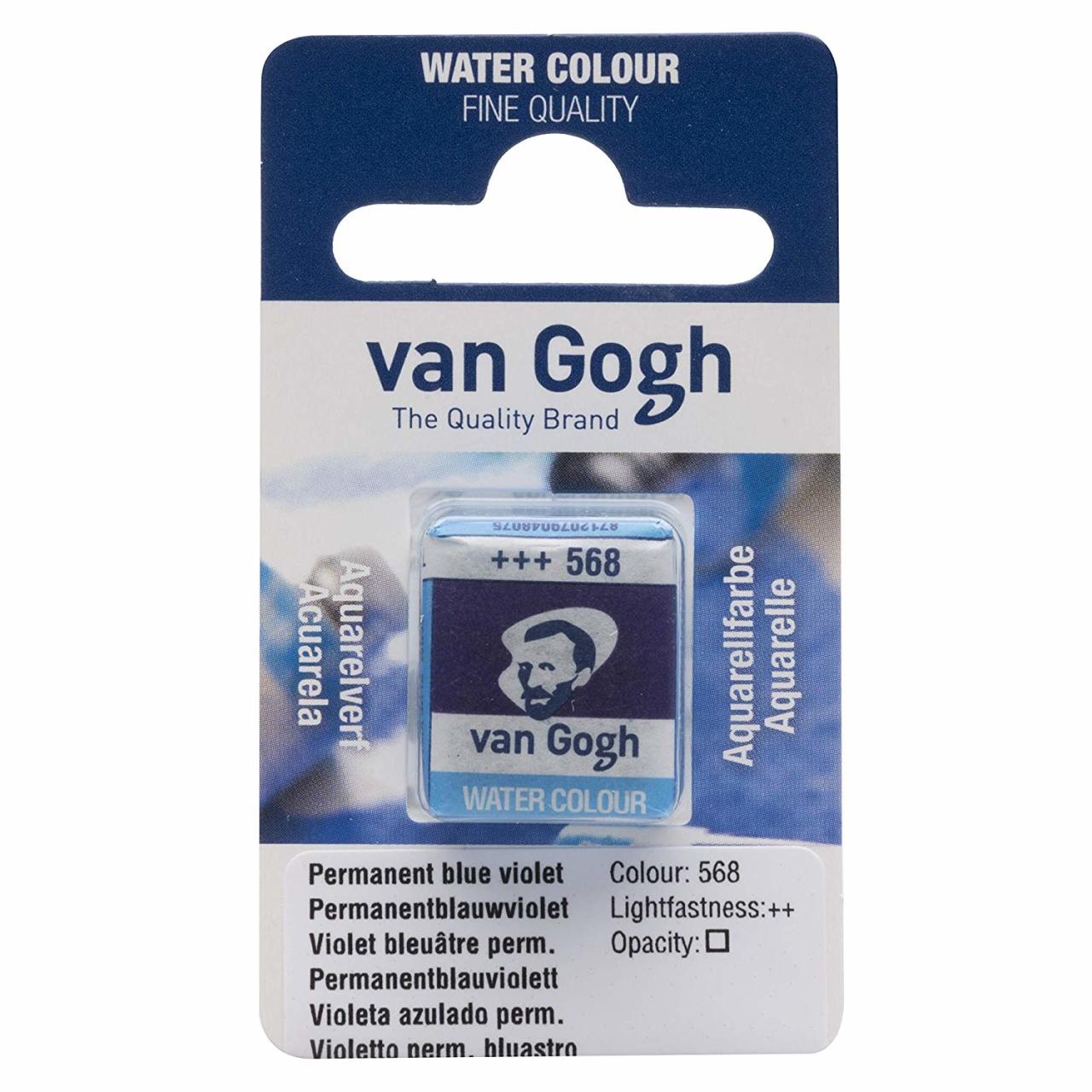 Talens Sulu Boya Tablet - Permanent Blue Violet - 568
