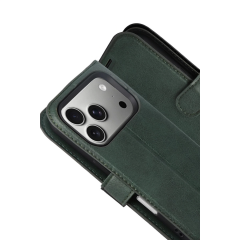 İphone 17 Pro Max Trend S Plus Kapaklı Kılıf - Yeşil